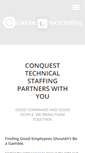 Mobile Screenshot of conqueststaffingllc.com